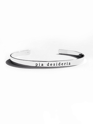 Серебряный каркасный браслет "pia desideria"