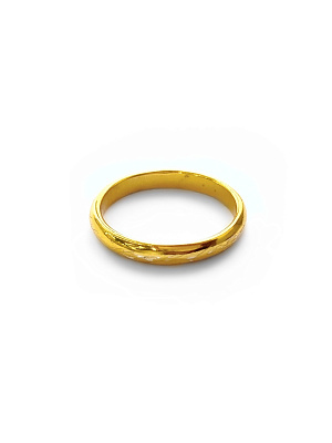 Серебряное кольцо "Эйфория" yellow
