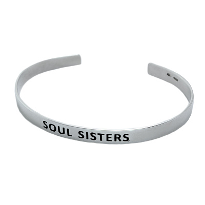 Серебряный каркасный браслет "SOUL SISTERS"