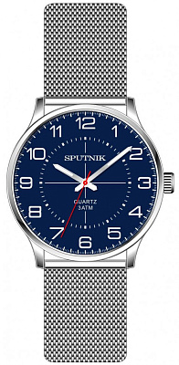 Часы Спутник М-997040-1(синий)