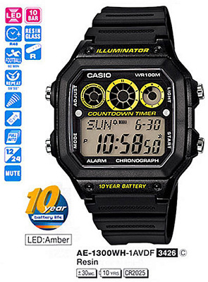 Часы CASIO AE-1300WH-1A