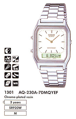 Часы CASIO AQ-230A-7D