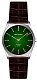 Часы Спутник М-858171 Н -1 (зелен)кож.рем