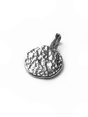 Серебряная подвеска-медальон "Nature", без цепочки