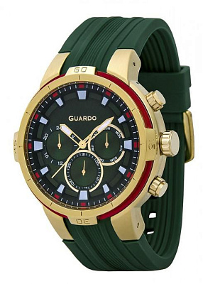 GUARDO Premium 11149-2 зелёный мужские кварцевые часы