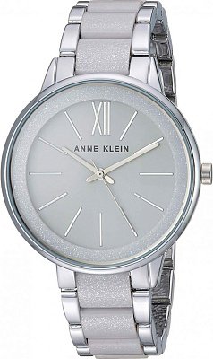 ANNE KLEIN AK-1413LGSV женские кварцевые наручные часы