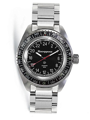 Восток Командирские 030936 (браслет) механические российские часы