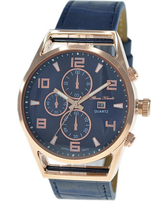 Alberto Kavalli 9272.8 тёмно-синий мужские кварцевые часы