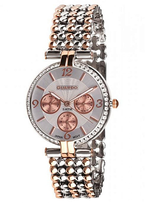 GUARDO Premium 11378-5 сталь женские кварцевые часы